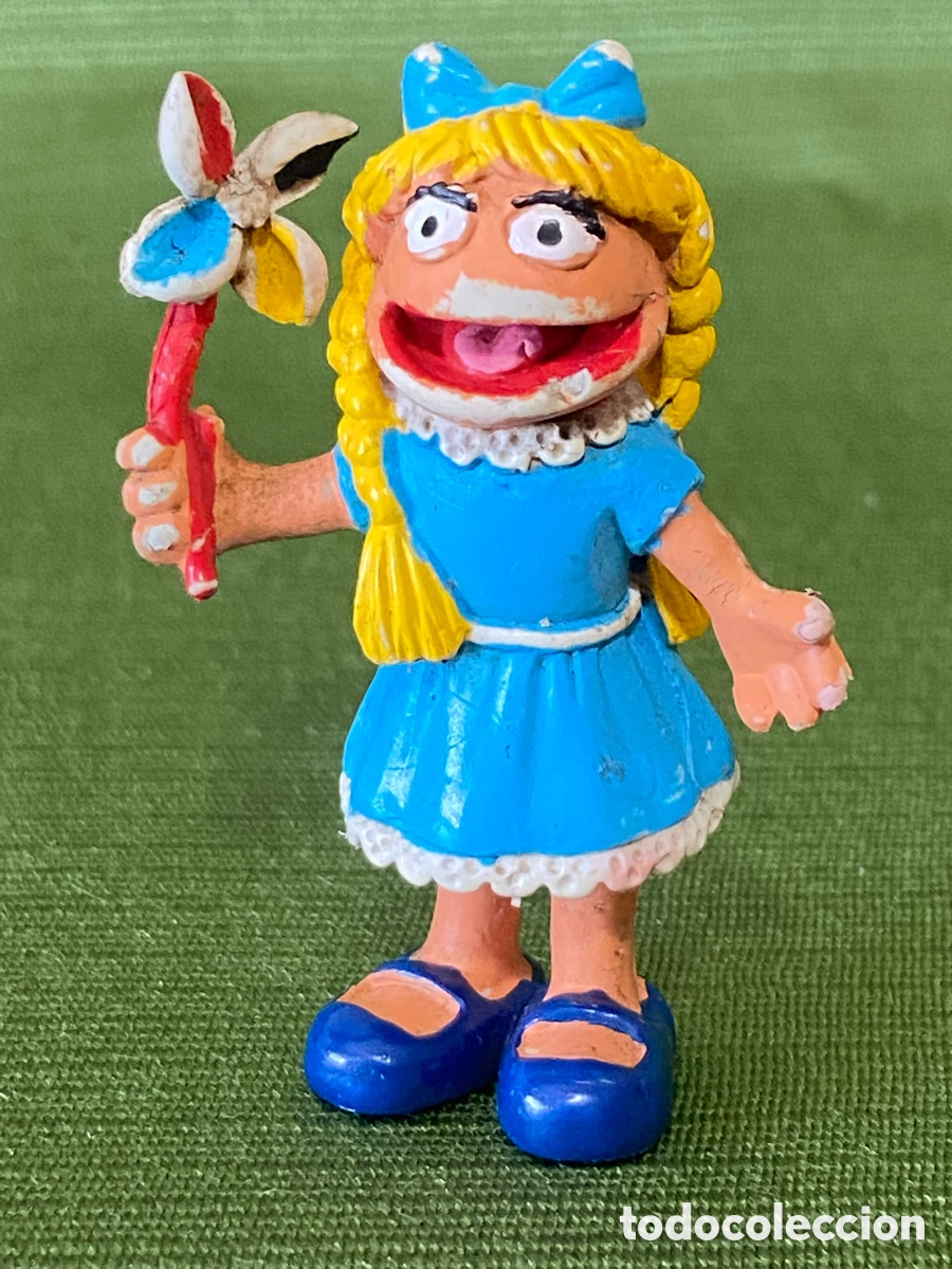 Figuras de Goma y PVC: COMICS SPAIN, figura de goma de personaje de los tele&ntilde;ecos. LOS MUPPETS. Barrio S&eacute;samo. A&ntilde;os 80.