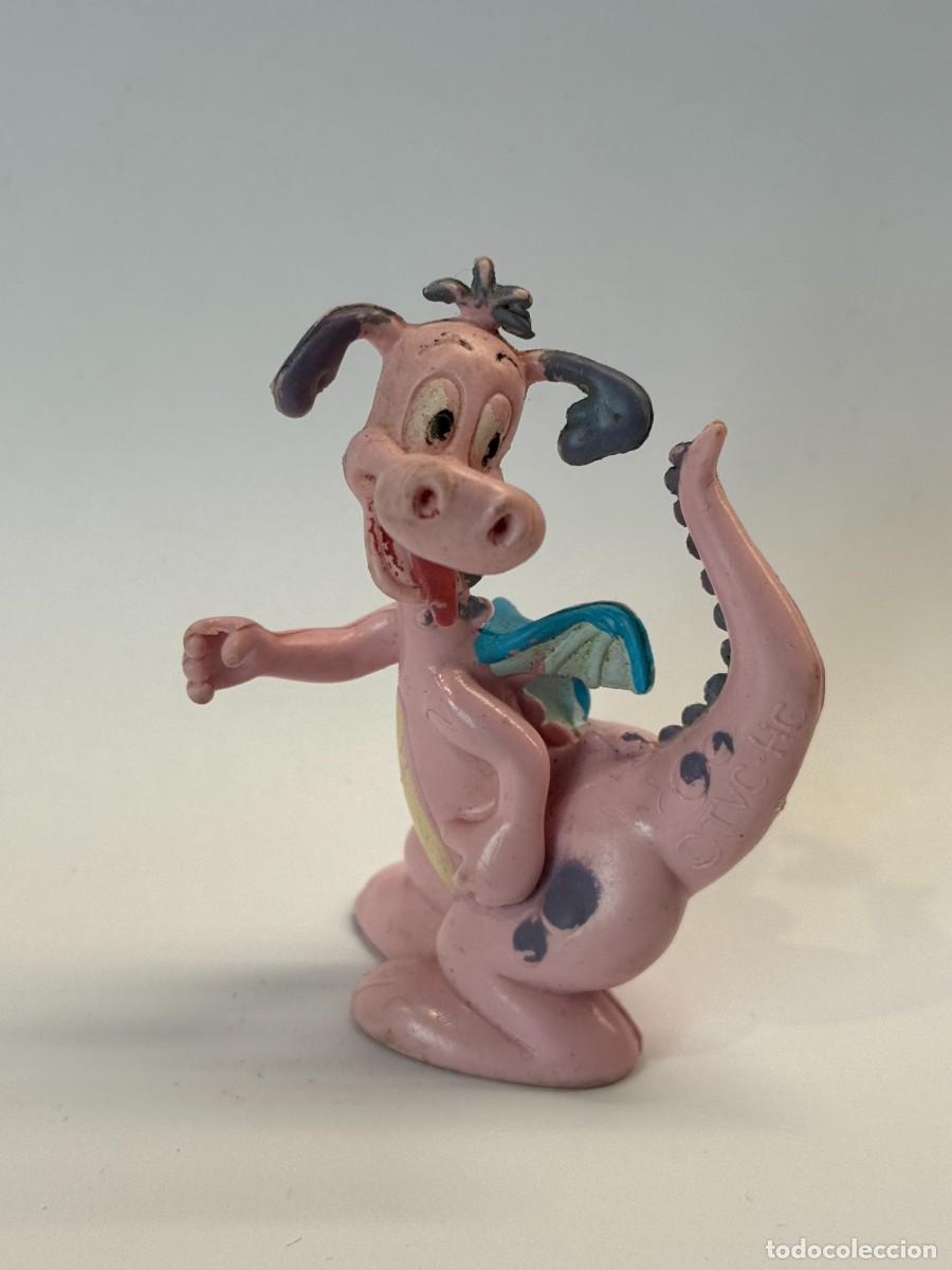 Figuras de Goma y PVC: Figurita de Goma - Drag&oacute;n Rosa Draghi - Serie de TV Hist&ograve;ria de Catalunya / TV3 - TVC-HC