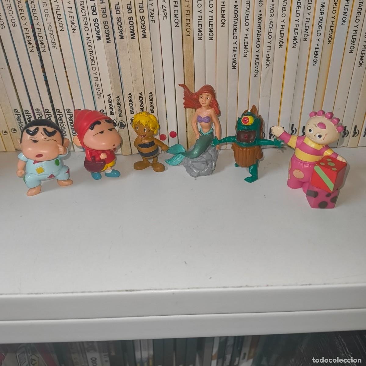 Figuras de Goma y PVC: Lote 6 figuras PVC dibujos animados y fantas&iacute;a