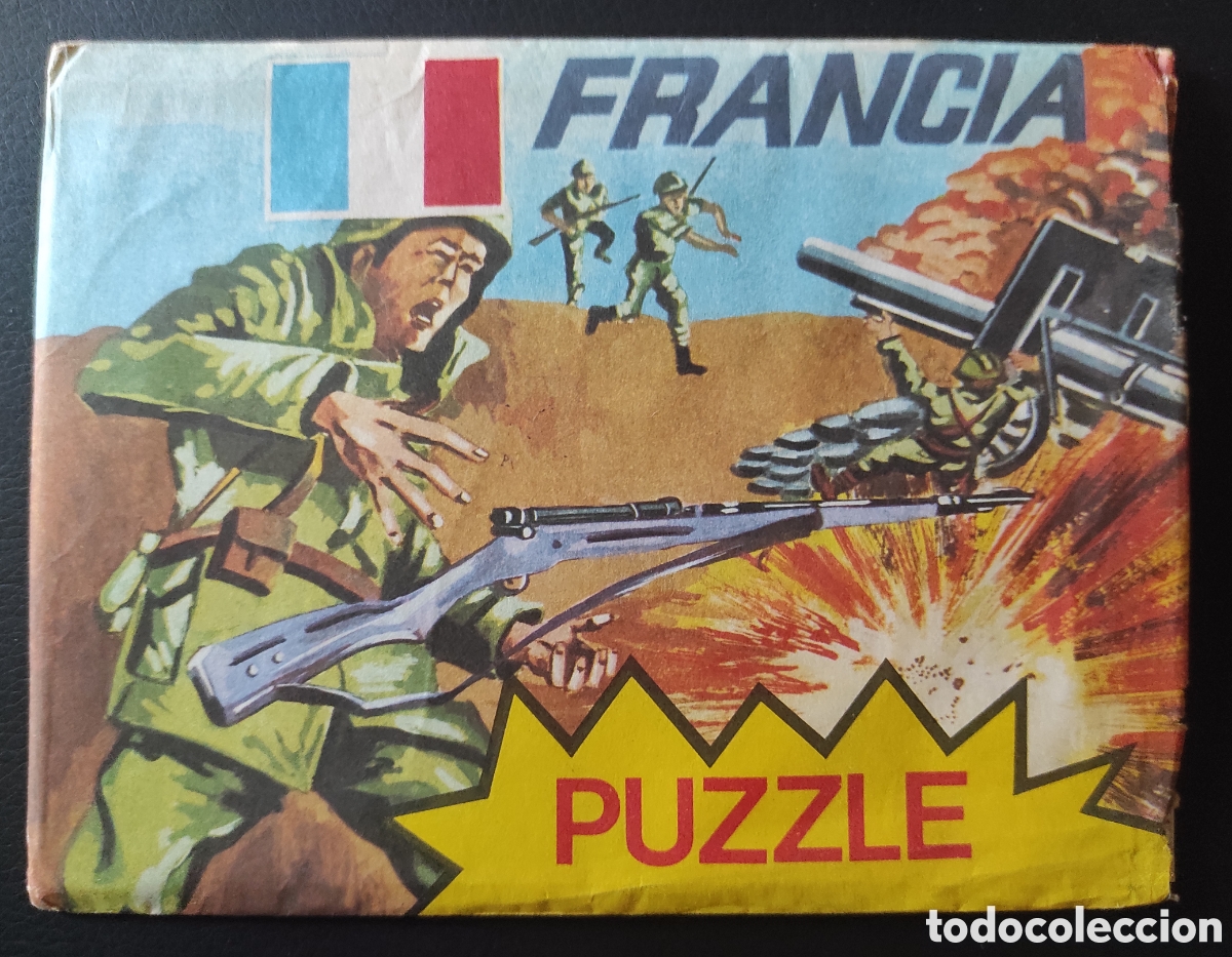 Figuras de Goma y PVC: MONTAPLEX SOBRE PUZZLE FRANCIA