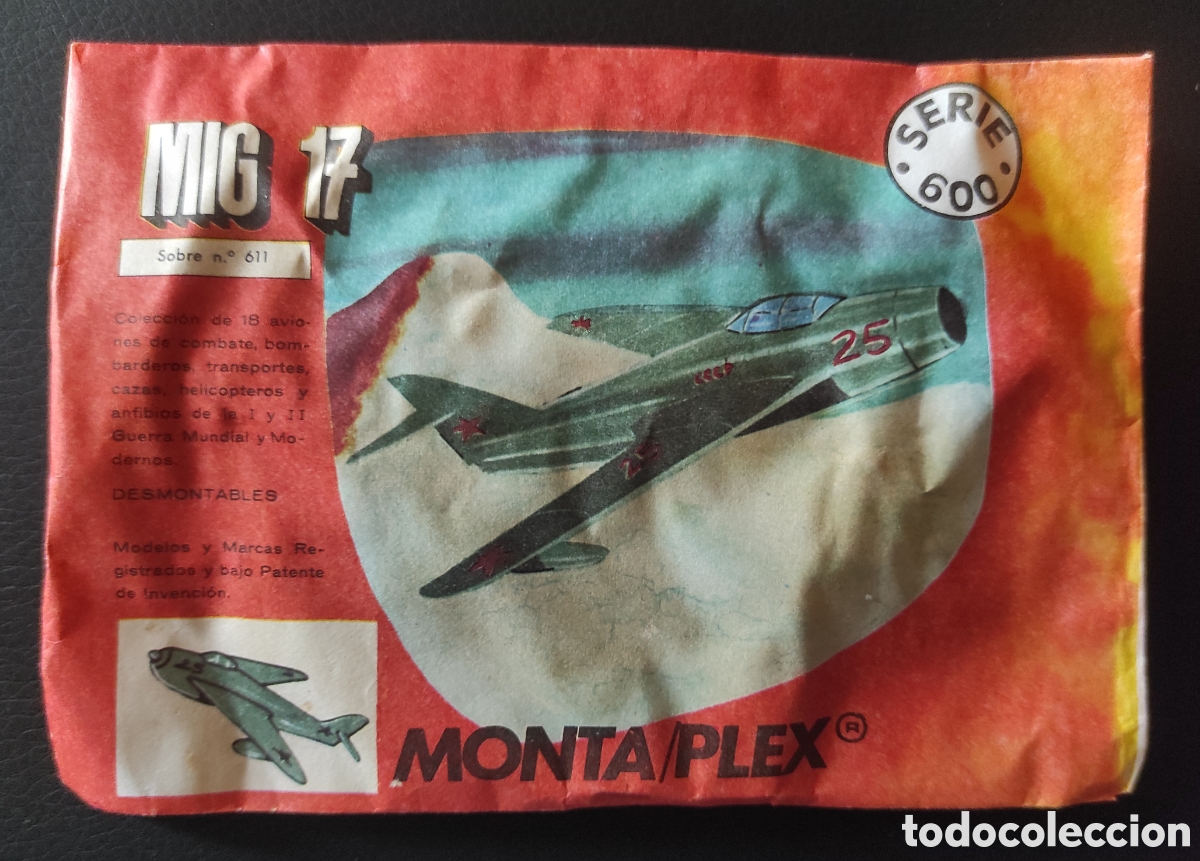 Figuras de Goma y PVC: MONTAPLEX SERIE 600 MIG 17 N 611