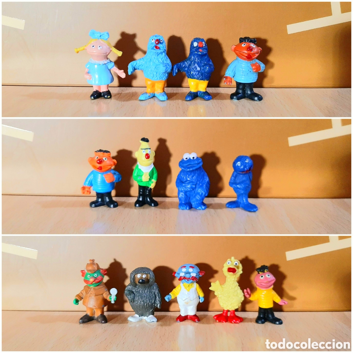 Figuras de Goma y PVC: Figuras de Barrio Sesamo de Heimo