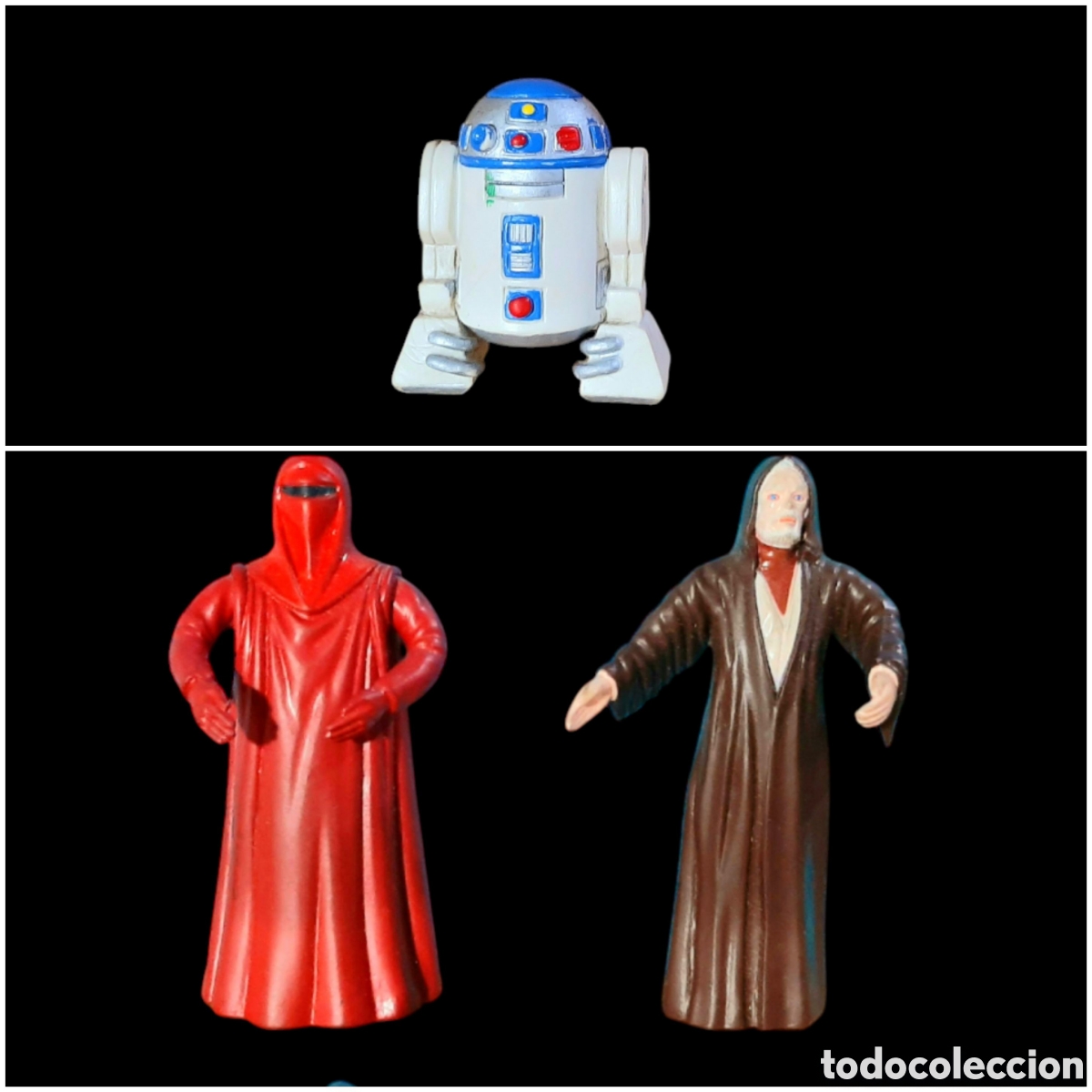 Figuras de Goma y PVC: Lote de figuras R2D2 COMICS SPAIN - IBI WAN KENOBI