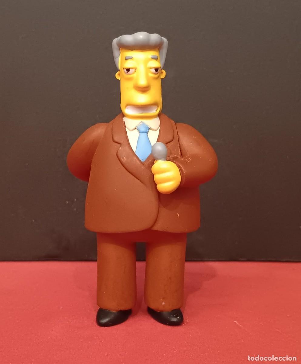 Figuras de Goma y PVC: FIGURA DE GOMA PVC SERIE LOS SIMPSONS KENT BROCKMAN 20 ANIVERSARIO