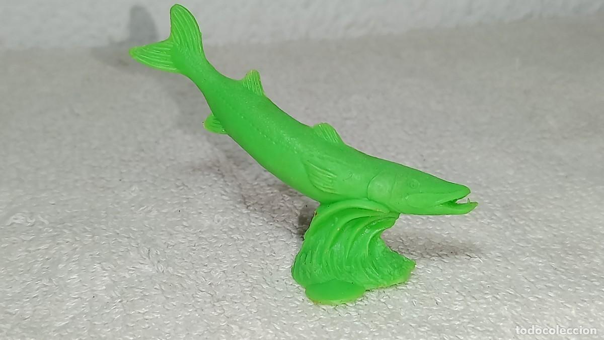 Figuras de Goma y PVC: PIPERO JECSAN : ANTIGUA FIGURA DE PLASTICO PEZ ACUARAMA SUBMARINISTAS JECSAN A&Ntilde;OS 70