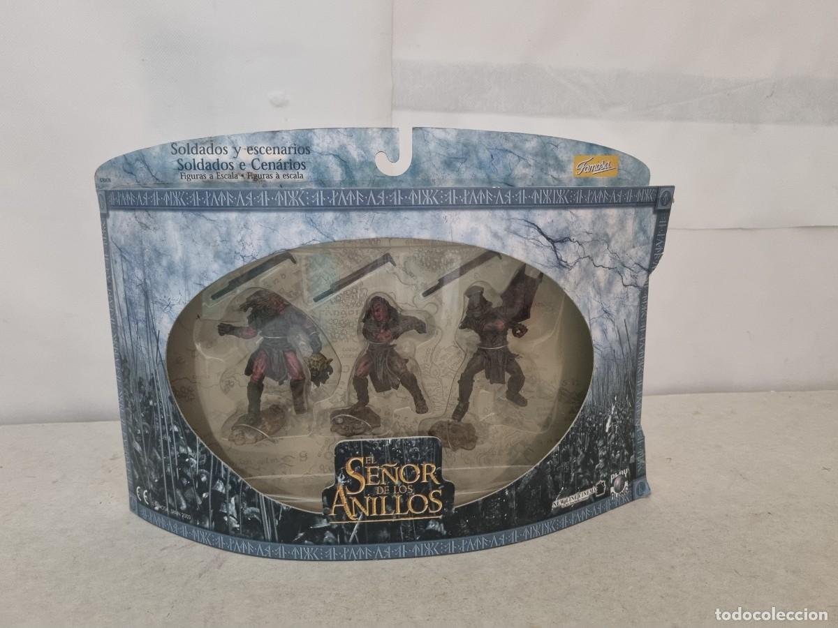 Figuras de goma y PVC: Blister del se&ntilde;or de los anillos - Foto 1