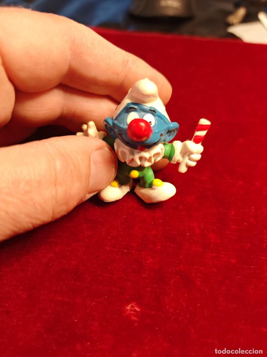 Figure di Gomma e PVC: Pitufo payaso figura PVC Los pitufos peyo schleich w. Germany bully