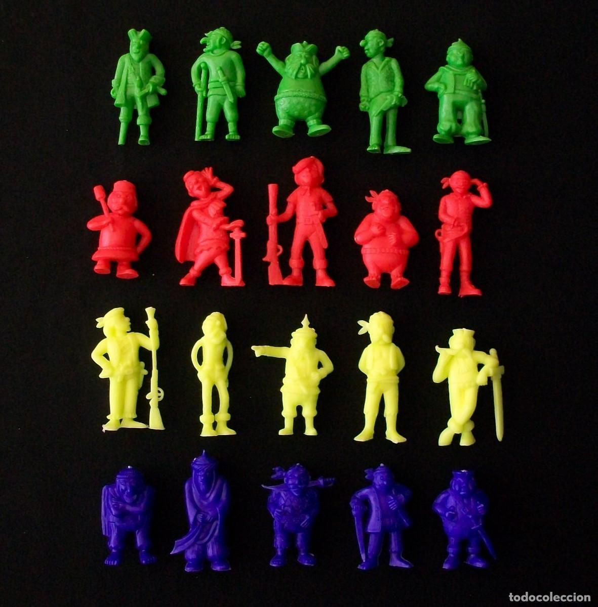 Figuras de Goma y PVC: PIRATAS / DUNKIN / Serie completa