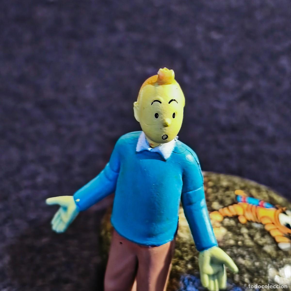 Figure di Gomma e PVC: TINTIN CON LOS BRAZOS ABIERTOS. PVC. MED. 8,5 X 5 CMS