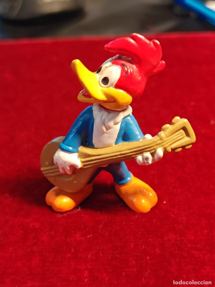 Figure di Gomma e PVC: P&aacute;jaro Loco tocando guitarra figura PVC w. Germany peyo schleich bully