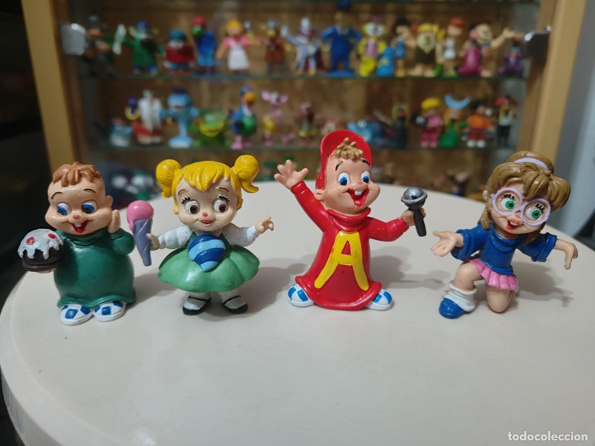 Figuras de Goma y PVC: Ocasion coleccionistas ! Lote 4 Figuras goma pvc Alvin y las ardillas comics spain 1992