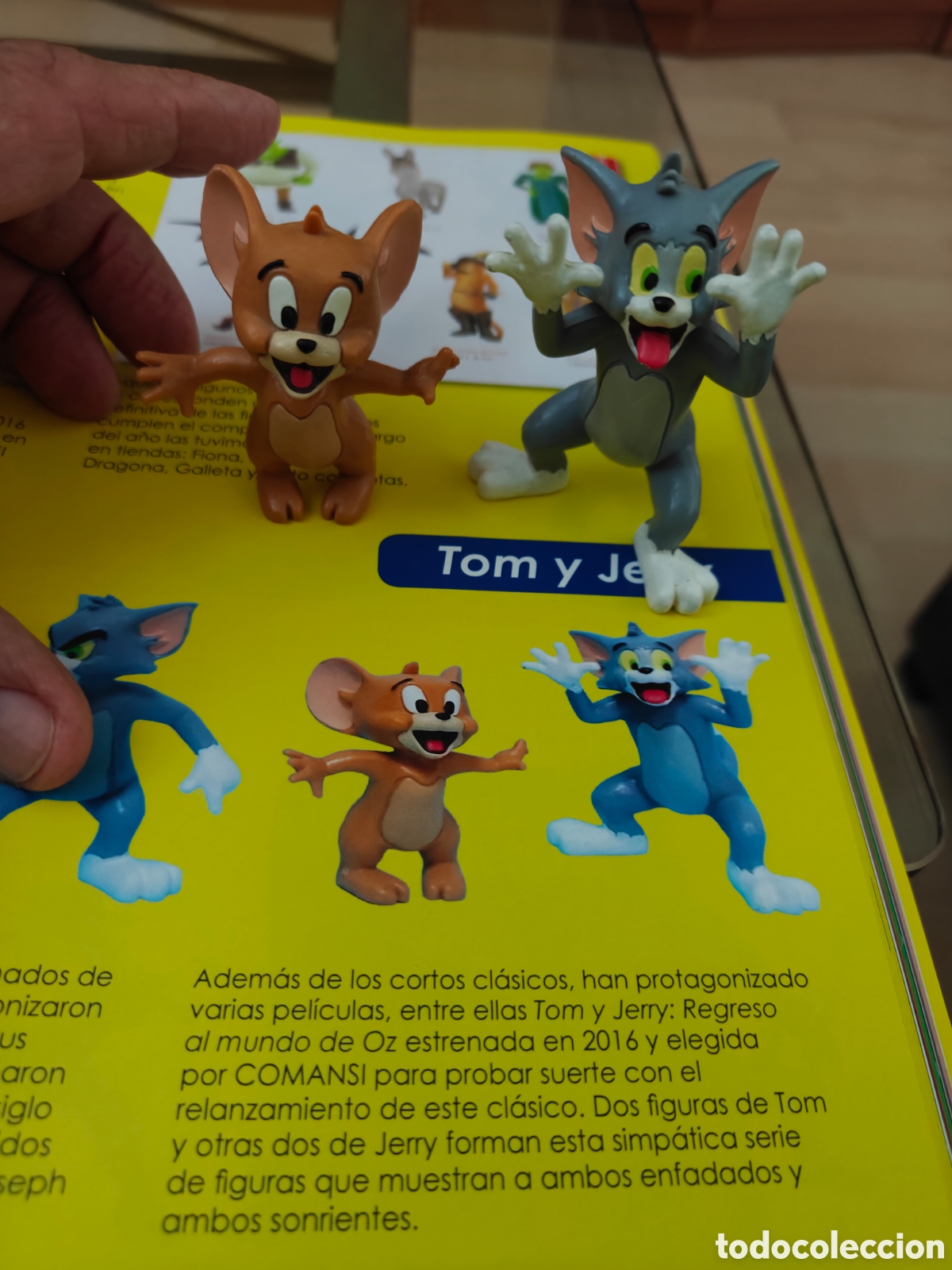 Figuras de goma y PVC: 2x FIGURAS PVC TOM Y JERRY COMANSI - Foto 3