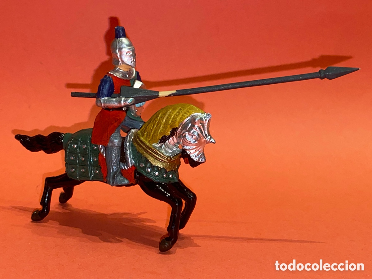 Figuras de Goma y PVC: Figura en Plastico de Reamsa. Serie El Cid Campeador. Torneo por Calahorra.