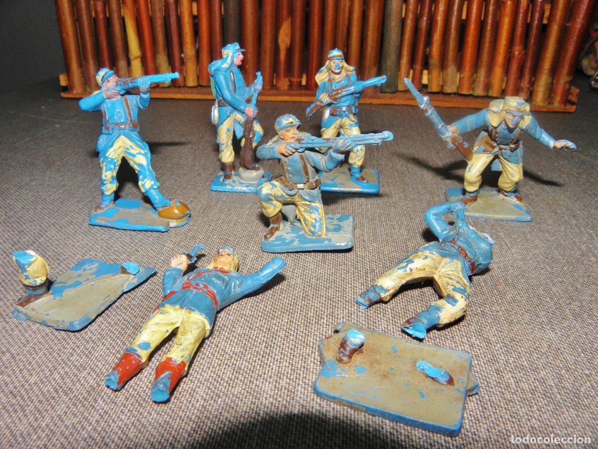 Figuras de Goma y PVC: PECH LEGI&Oacute;N EXTRANJERA FRANCESA LOTE DE FIGURAS