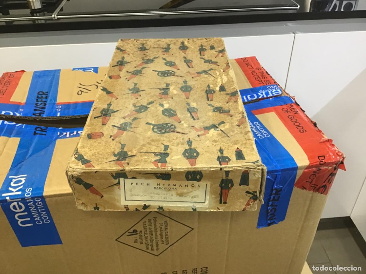 Figuras de Goma y PVC: CAJA ORIGINAL PECH HERMANOS VACIA oeste western militar exposicin no reamsa jecsan comansi