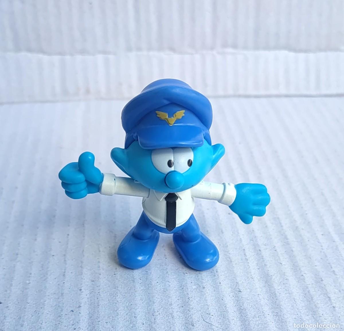 Figuras de Goma y PVC: Figura Pitufo - Peyo - McDonalds 2018