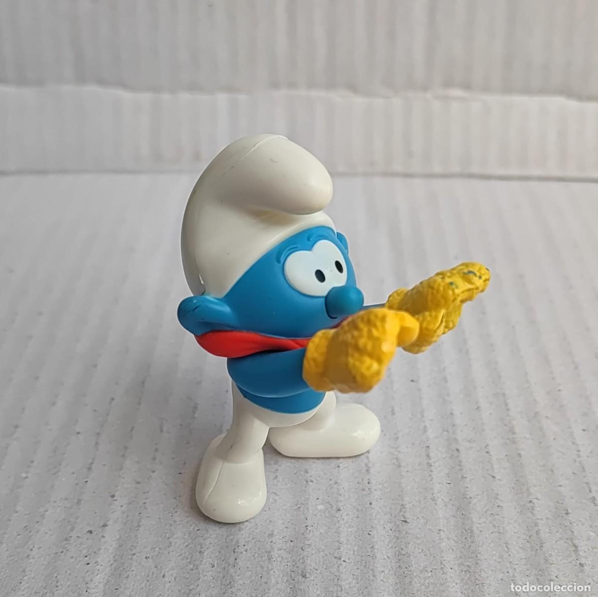 Figuras de Goma y PVC: Figura Pitufo - Peyo - McDonalds 2018