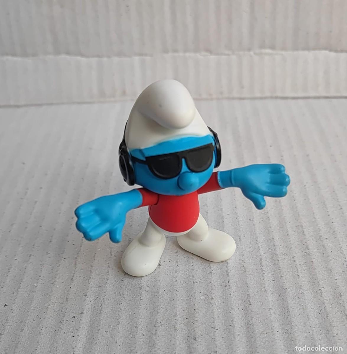 Figuras de Goma y PVC: Figura Pitufo - Peyo - McDonalds 2018