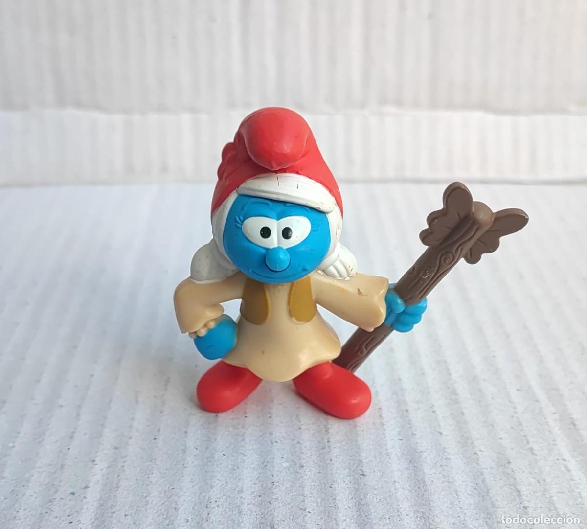 Figuras de Goma y PVC: Figura Pitufo - Peyo - McDonalds 2018