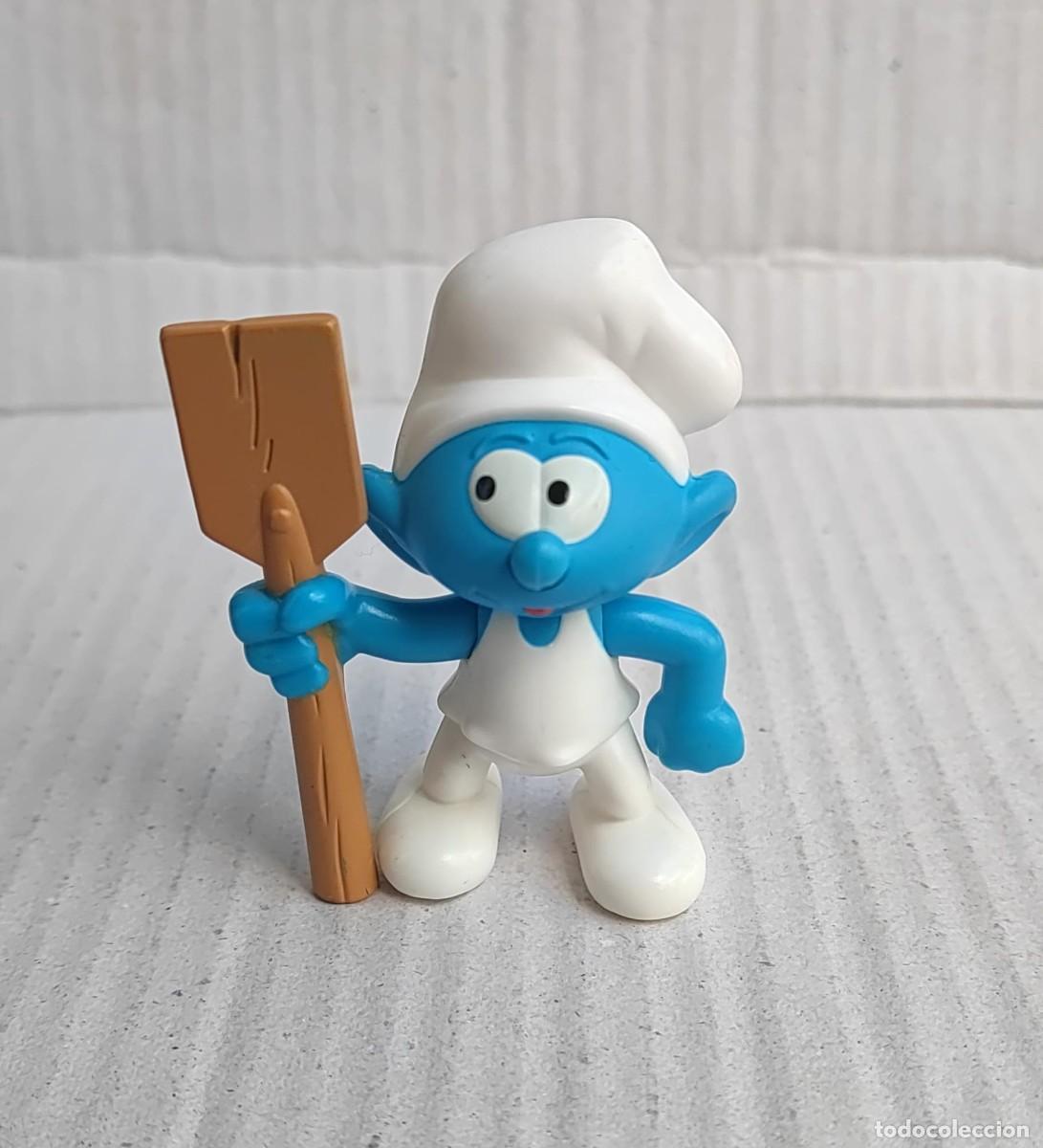 Figuras de Goma y PVC: Figura Pitufo - Peyo - McDonalds 2018