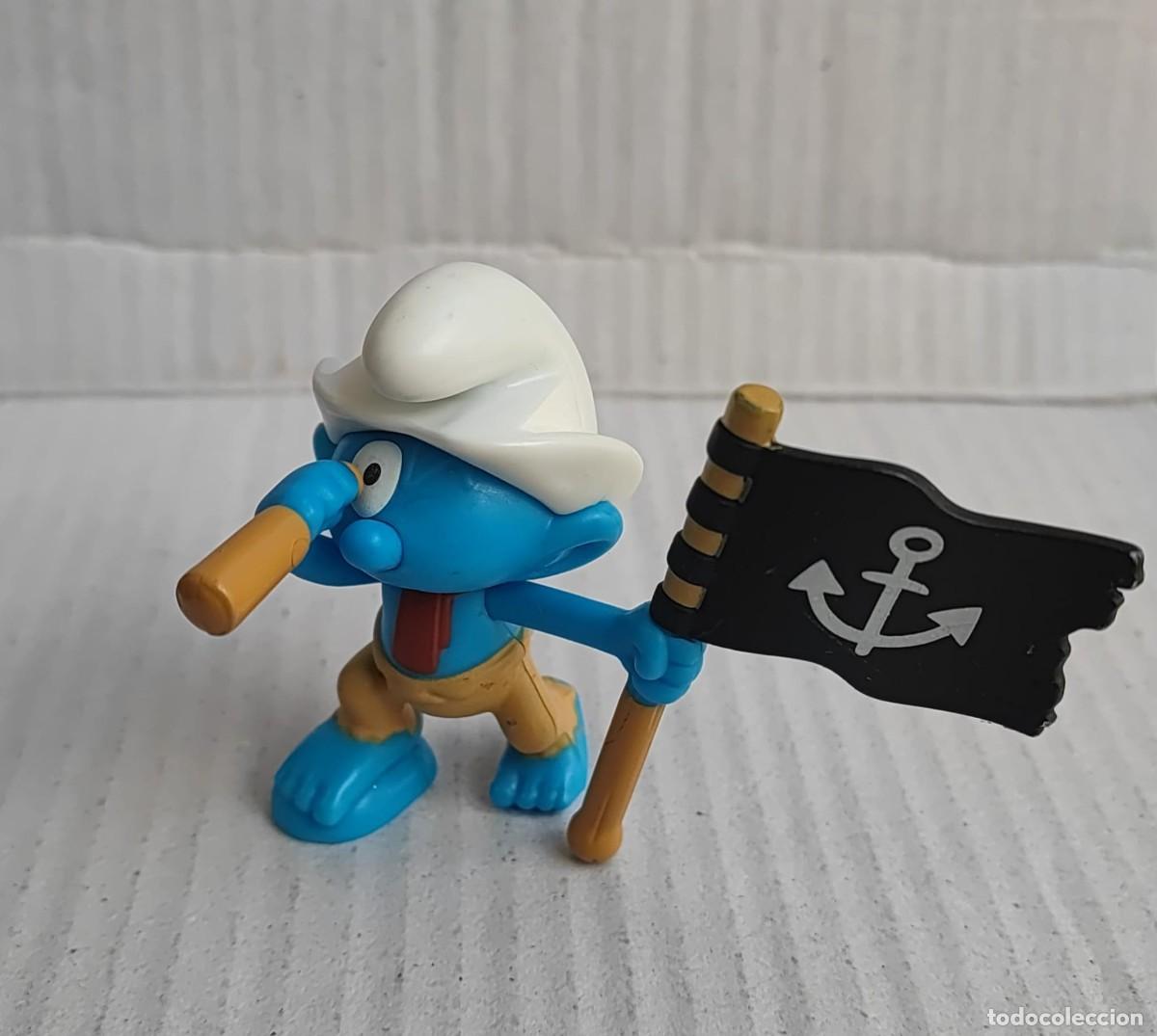 Figuras de Goma y PVC: Figura Pitufo - Peyo - McDonalds 2018