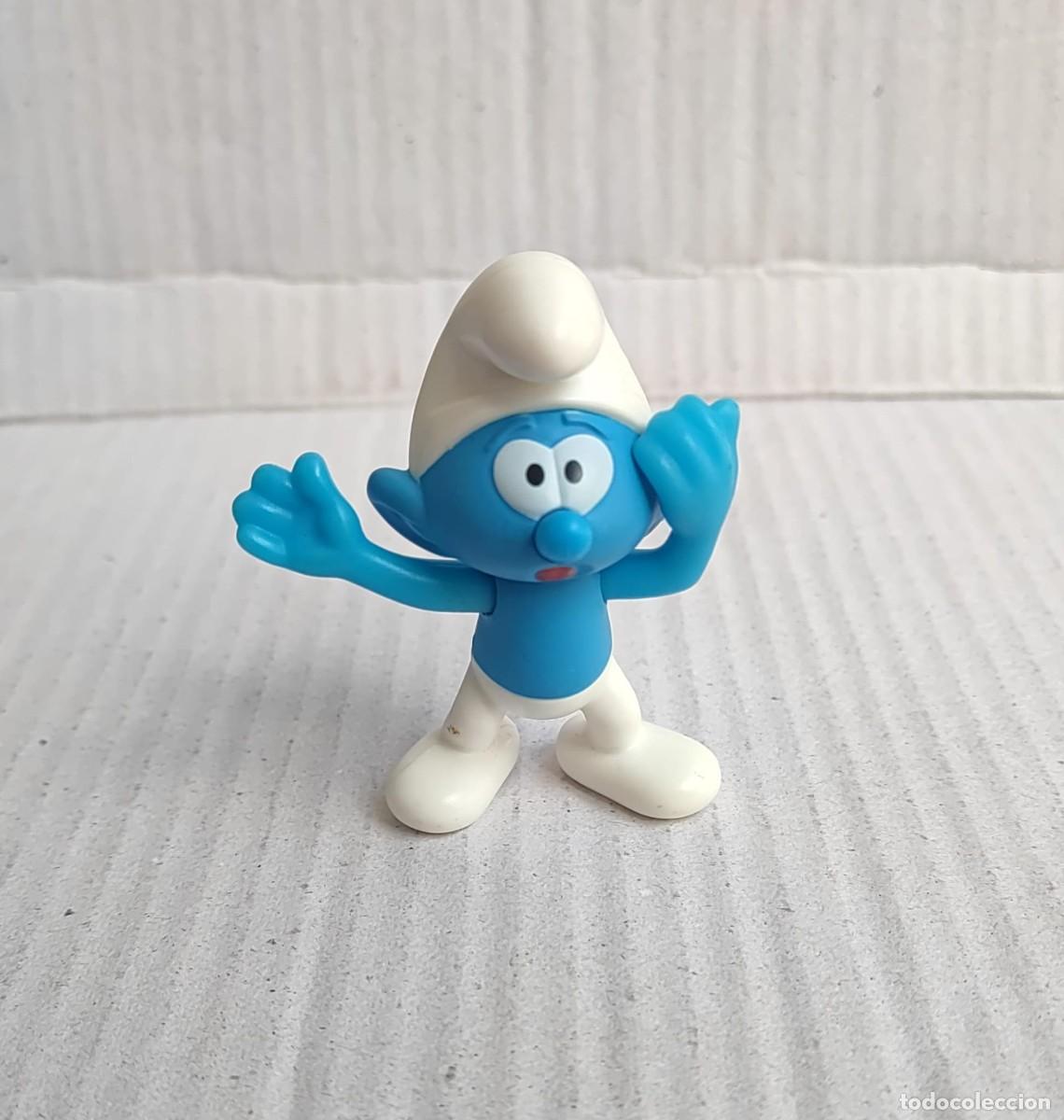 Figuras de Goma y PVC: Figura Pitufo - Peyo - McDonalds 2018