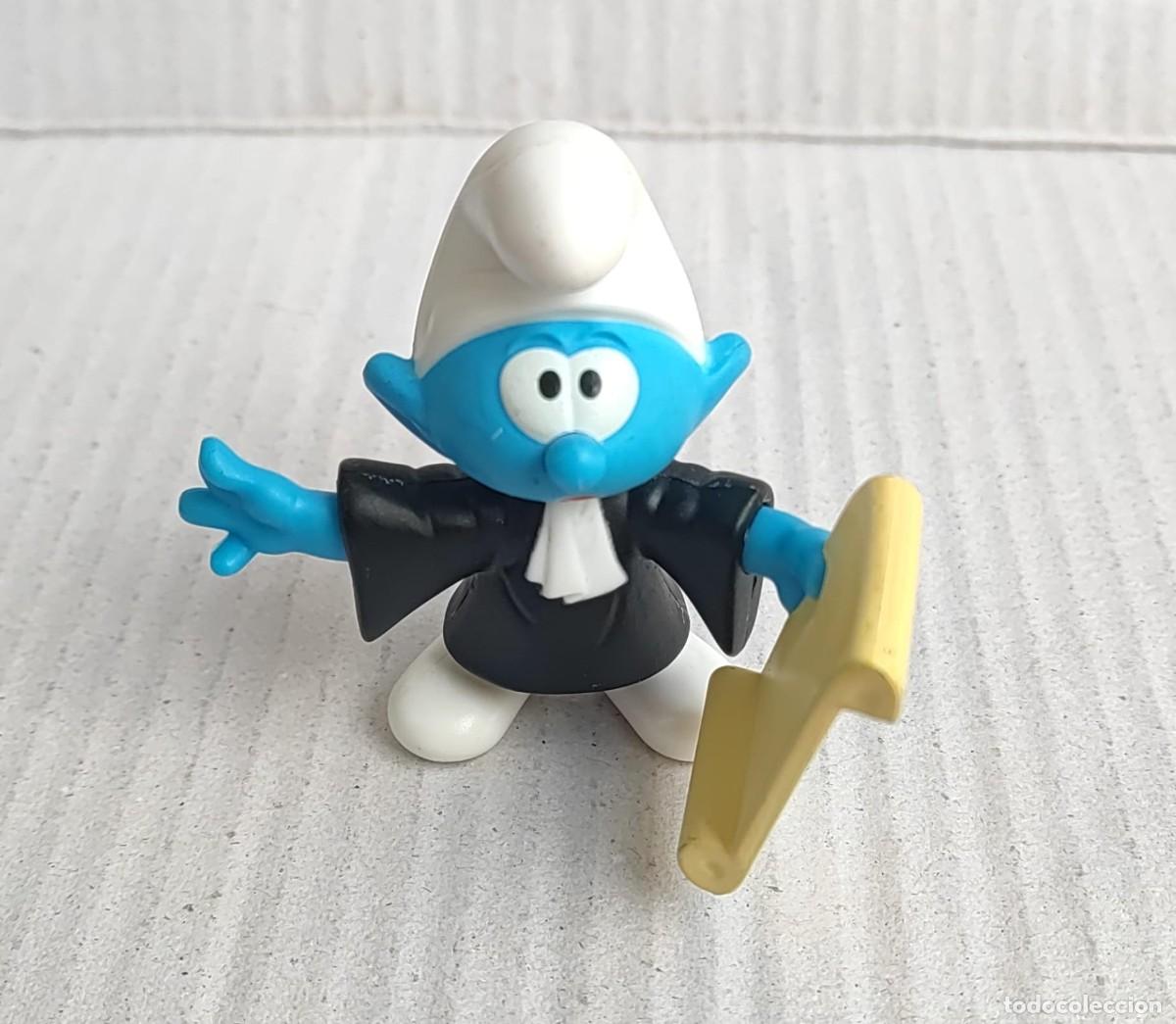 Figuras de Goma y PVC: Figura Pitufo - Peyo - McDonalds 2018