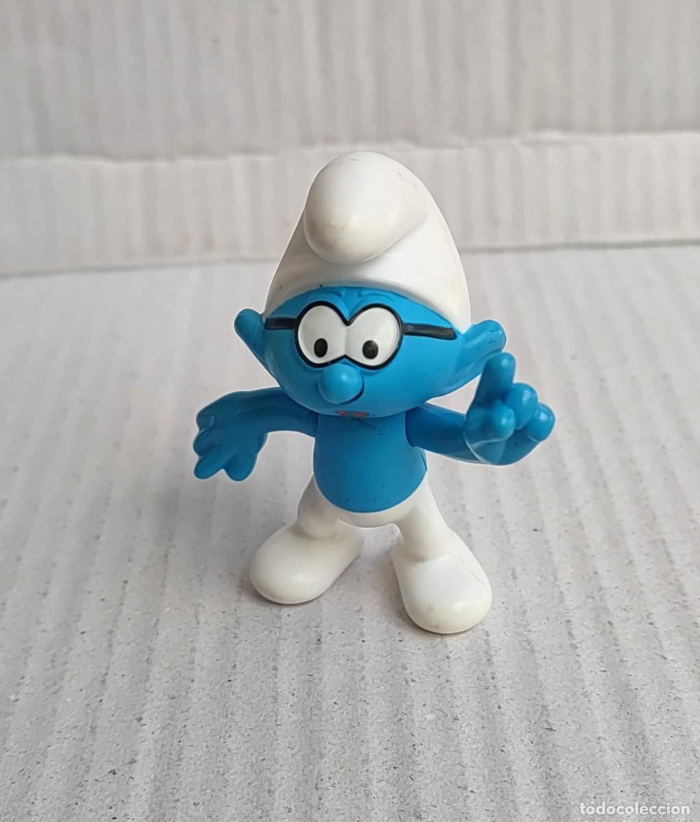 Figuras de Goma y PVC: Figura Pitufo - Peyo - McDonalds 2018