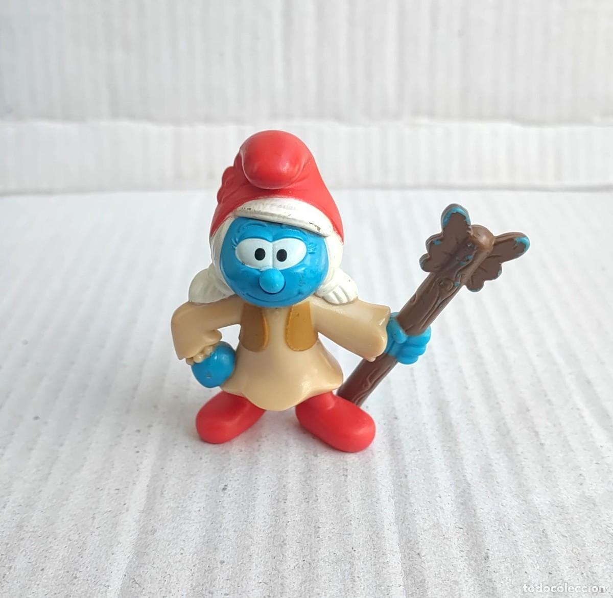 Figuras de Goma y PVC: Figura Pitufo - Peyo - McDonalds 2018