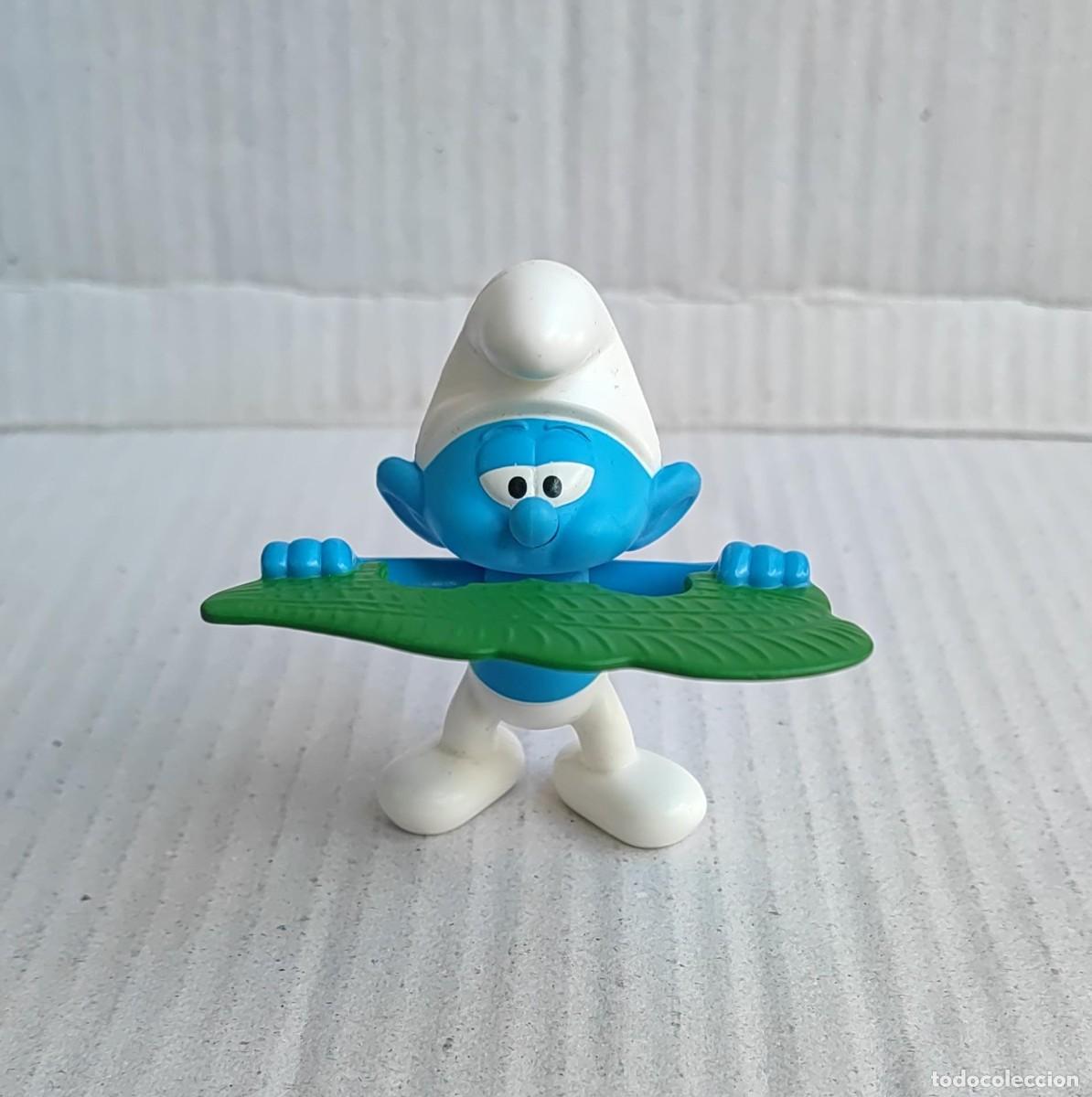 Figuras de Goma y PVC: Figura Pitufo - Peyo - McDonalds 2018