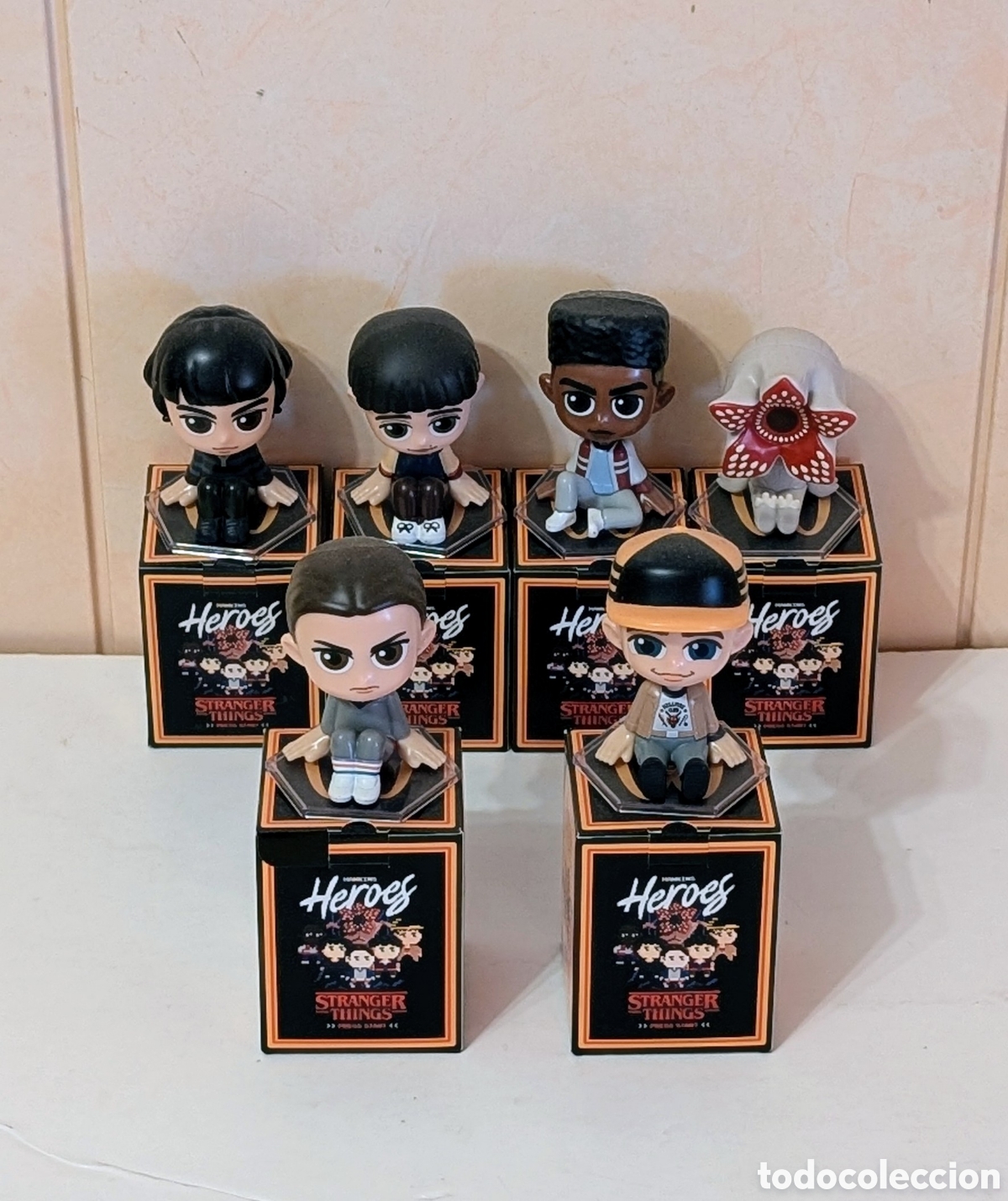 Figuras de Goma y PVC: Colecci&oacute;n completa Figuras mu&ntilde;ecos MC Donald's Stranger Things