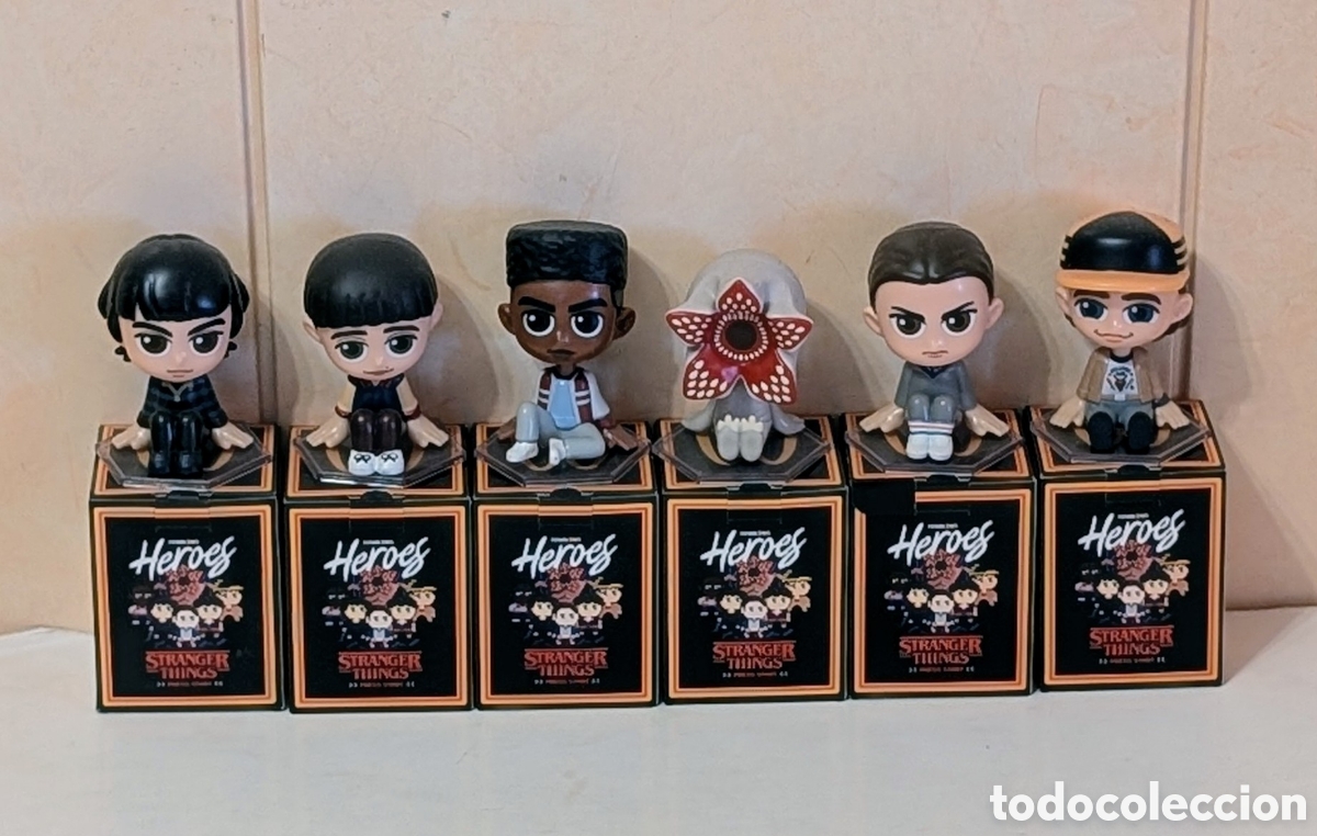 Figuras de Goma y PVC: Colecci&oacute;n completa Figuras mu&ntilde;ecos MC Donald's Stranger Things