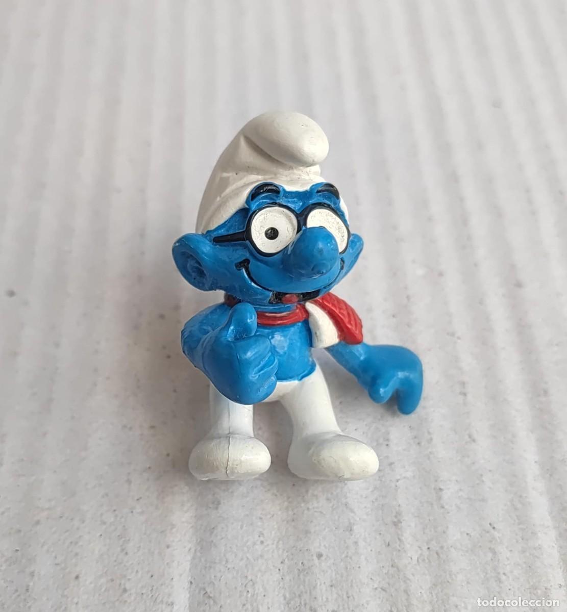 Figuras de Goma y PVC: Figura pitufo 1982 - Schleich