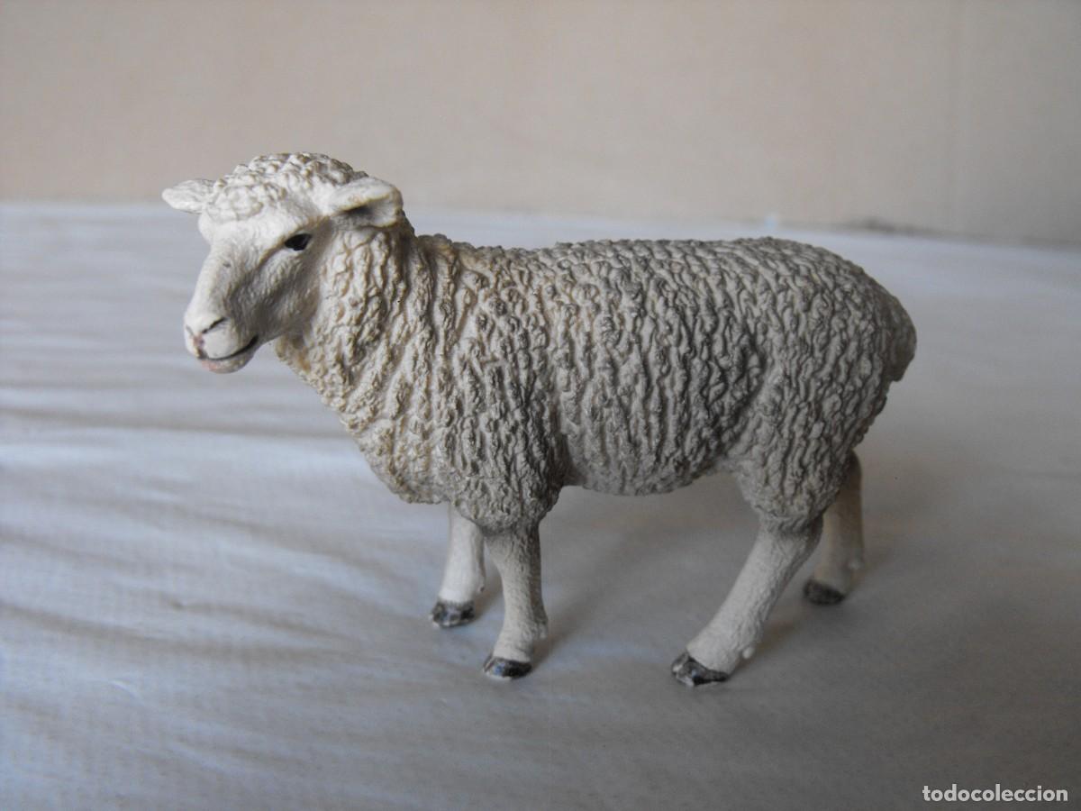 Figuras de Borracha e PVC: SCHLEICH. Figura de oveja. 7 cm. de altura.