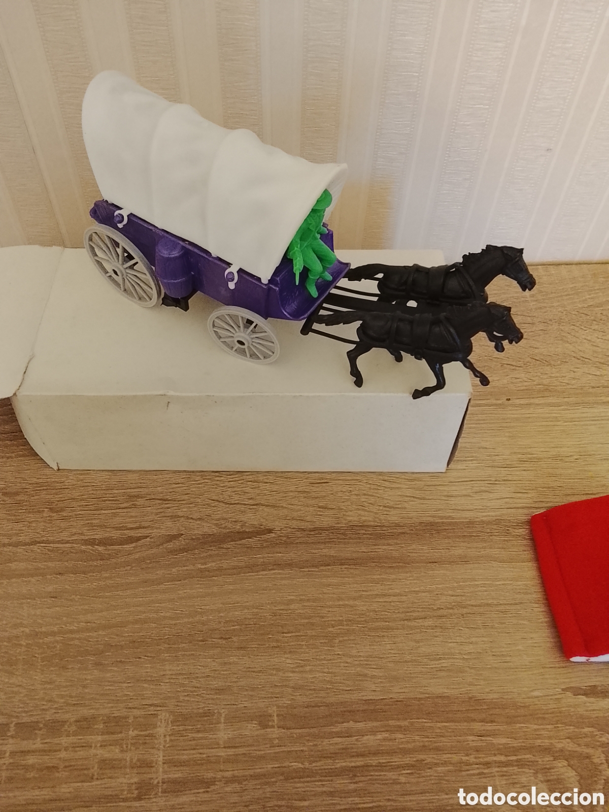 Figuras de Goma y PVC: Antigua caravana de Comansi .Es un resto DF antigua jugueter&iacute;a ,y conserva su propia caja .