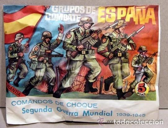 Figuras de Goma y PVC: MONTAPLEX SOBRE GRUPOS DE COMBATE DIVISION AZUL ESPA&Ntilde;A RUSIA montaples Ejercito Espa&ntilde;ol