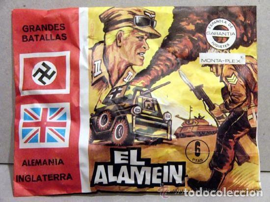 Figuras de Goma y PVC: MONTAPLEX SOBRE GRANDES BATALLAS EL ALAMEIN ROMELL ALEMANIA soldaditos 2ww second world war Germany
