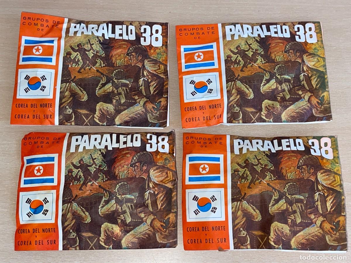 Figuras de Goma y PVC: Montaplex LOTE 4 Sobres Grupos de Combate PARALELO 38 Corea del Norte VS Corea del Sur a&ntilde;os 70