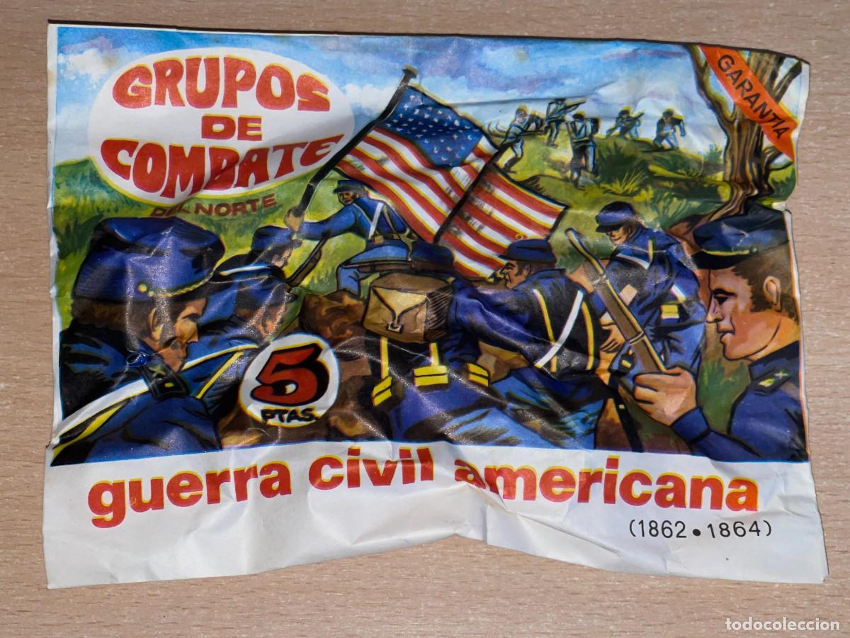 Figuras de Goma y PVC: MONTAPLEX Sobre INFANTERIA DEL NORTE Nordistas Guerra de Secesi&oacute;n USA