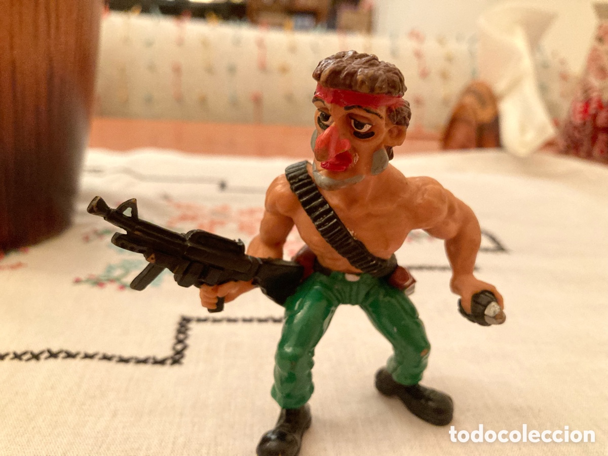 Figuras de Goma y PVC: Figura de Goma PvC Rambo a&ntilde;o 87