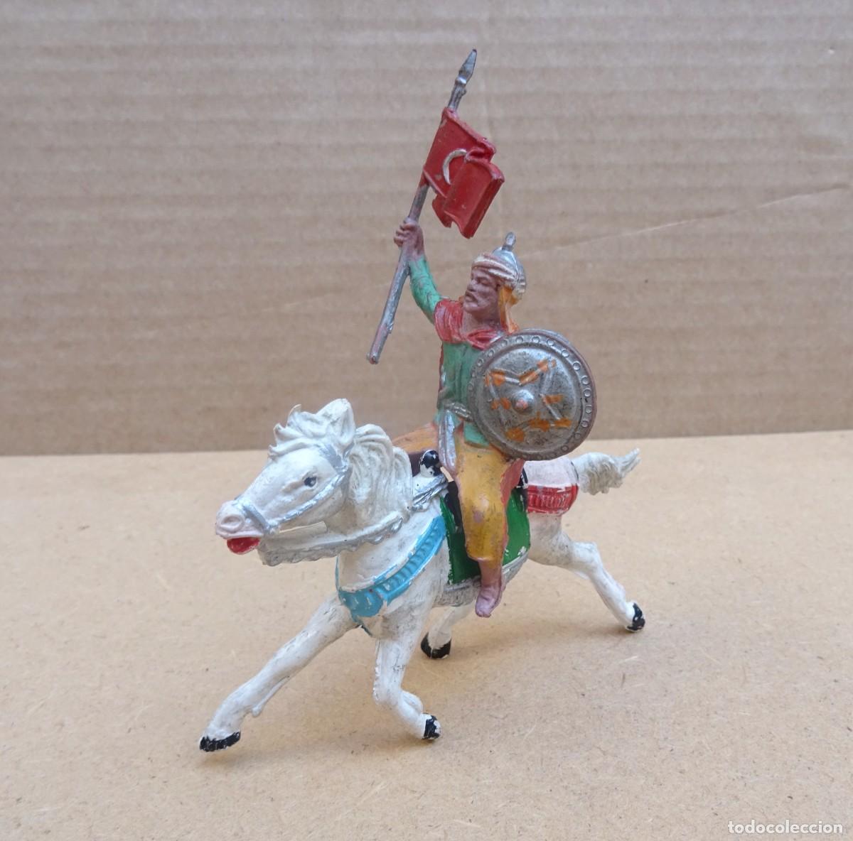Figuras de Goma y PVC: PECH MORO ,SARRACENO con caballo figura en goma 2