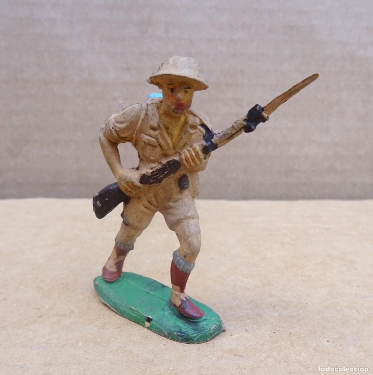 Figuras de Goma y PVC: PECH INGLES 8&ordm; ejercito FIGURA GOMA 2