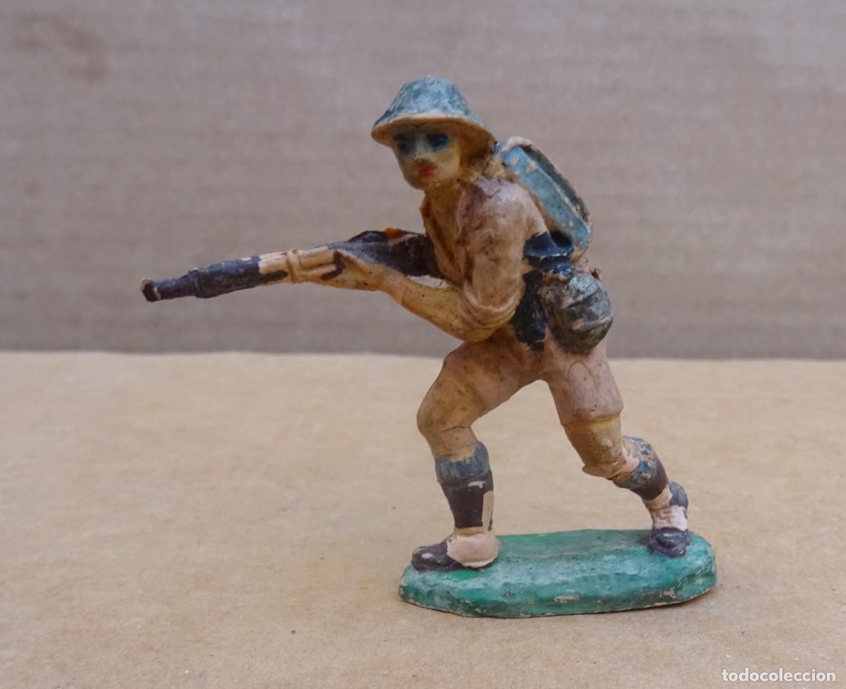 Figuras de Goma y PVC: PECH INGLES 8&ordm; ejercito FIGURA GOMA 1