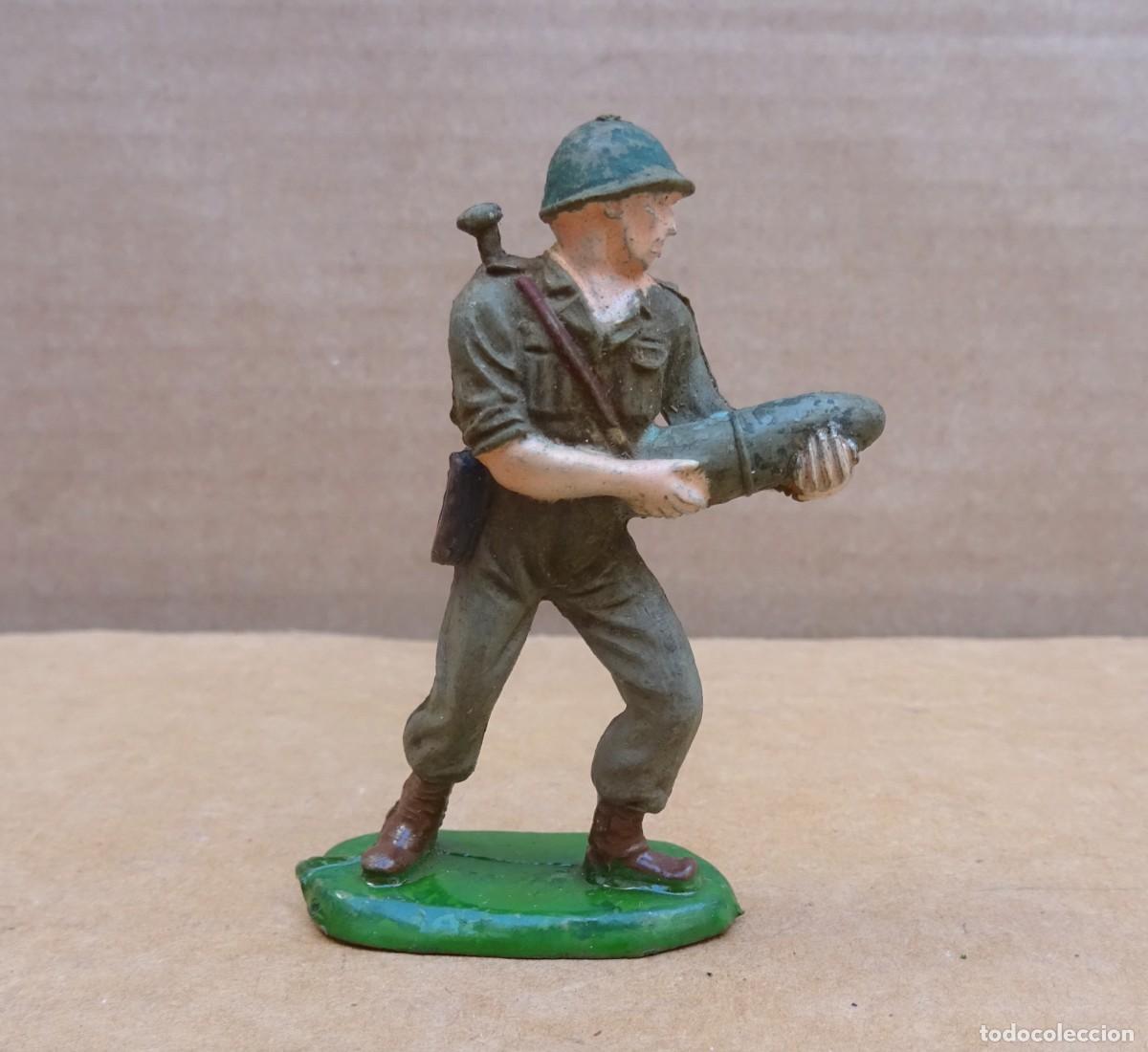 Figuras de Goma y PVC: PECH IAMERICANOI MARINE ARTILLERO FIGURA GOMA 1