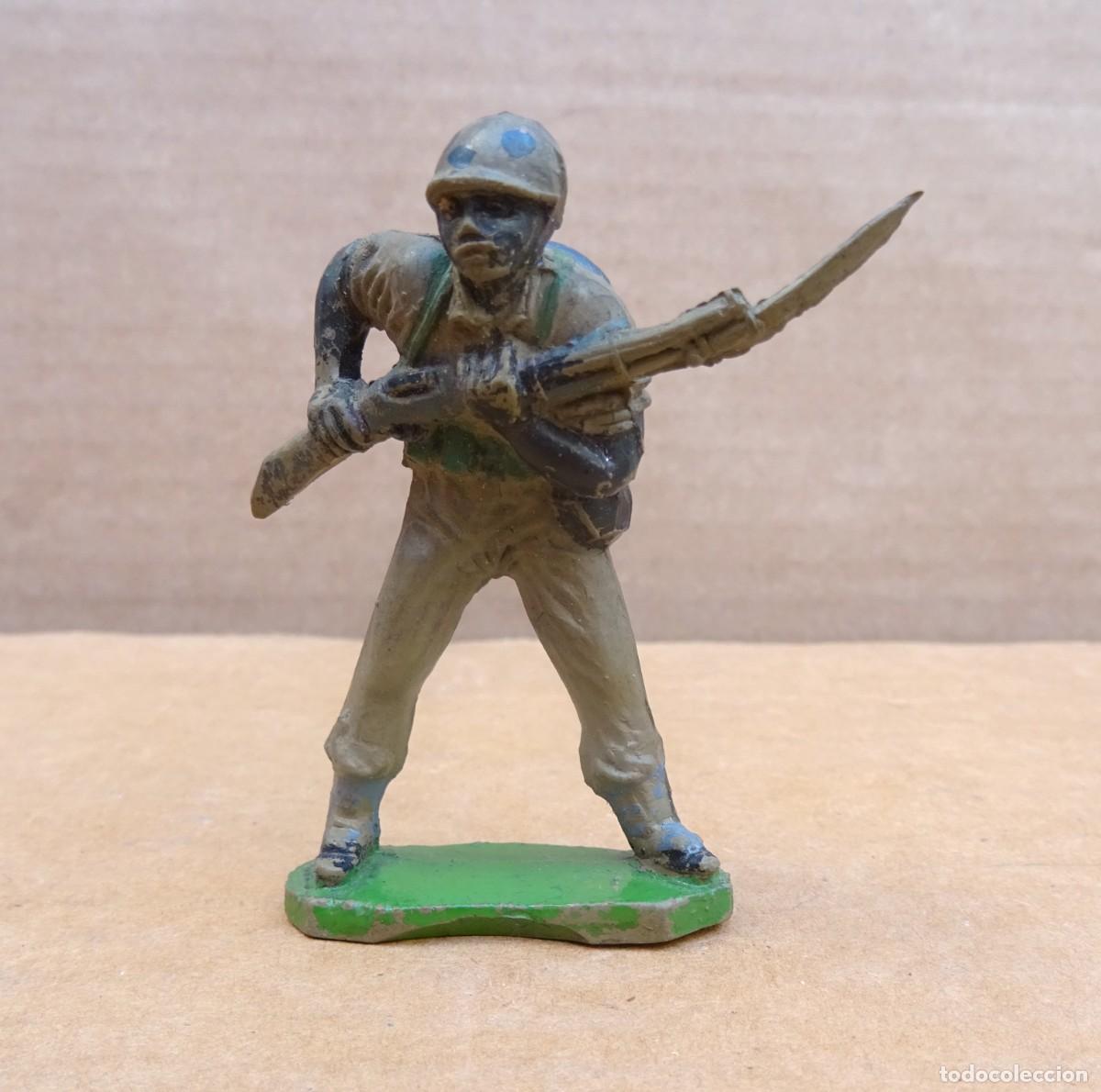 Figuras de Goma y PVC: JECSAN AMERICANO MARINE FIGURA EN GOMA 1