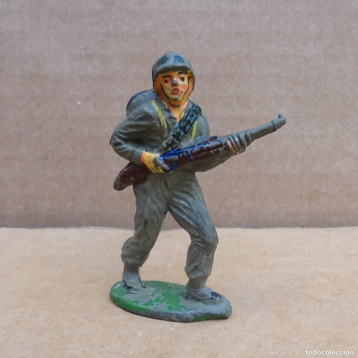Figuras de Goma y PVC: JECSAN AMERICANO MARINE FIGURA EN GOMA 3