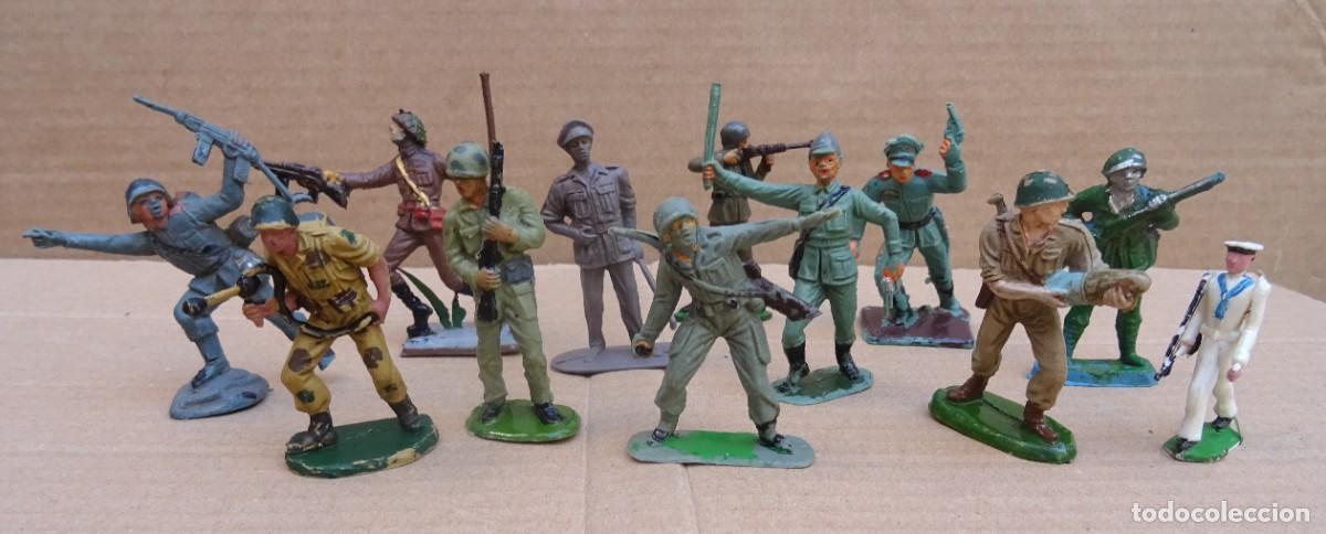 Figuras de Goma y PVC: PECH JECSAN...LOTE DE FIGURAS SEGUNDA GUERRA MUNDIAL PLASTICO
