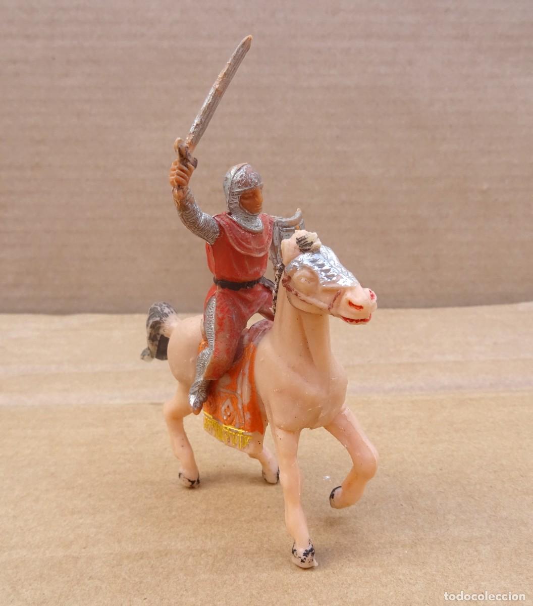Figuras de Goma y PVC: JECSAN CRUZADO CRISTIANO CON CABALLO Figura en pl&aacute;stico 2