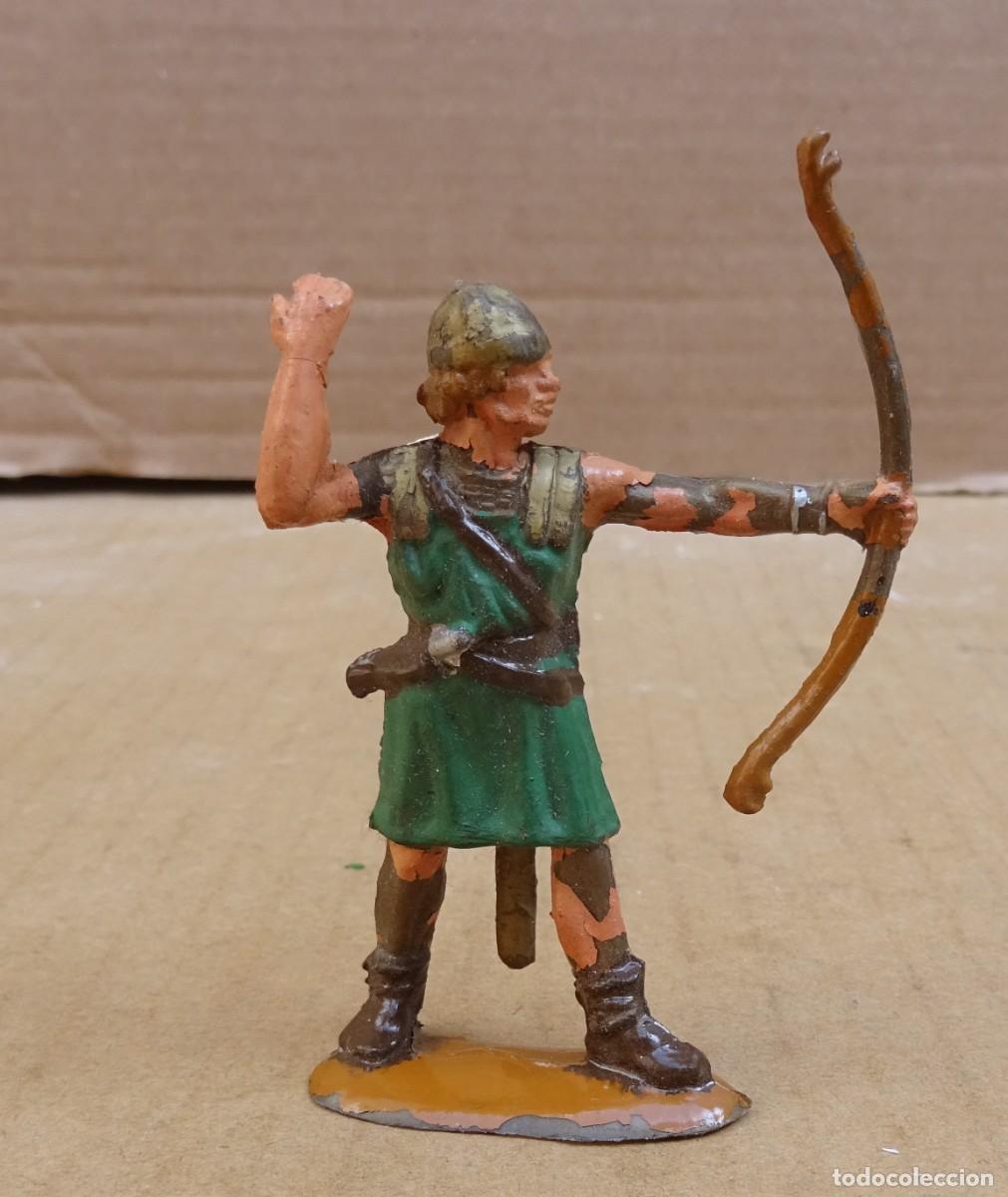 Figuras de Goma y PVC: LAFREDO ,MONTEPLAST, PECH...EDAD MEDIA FIGURA DE ARQUERO