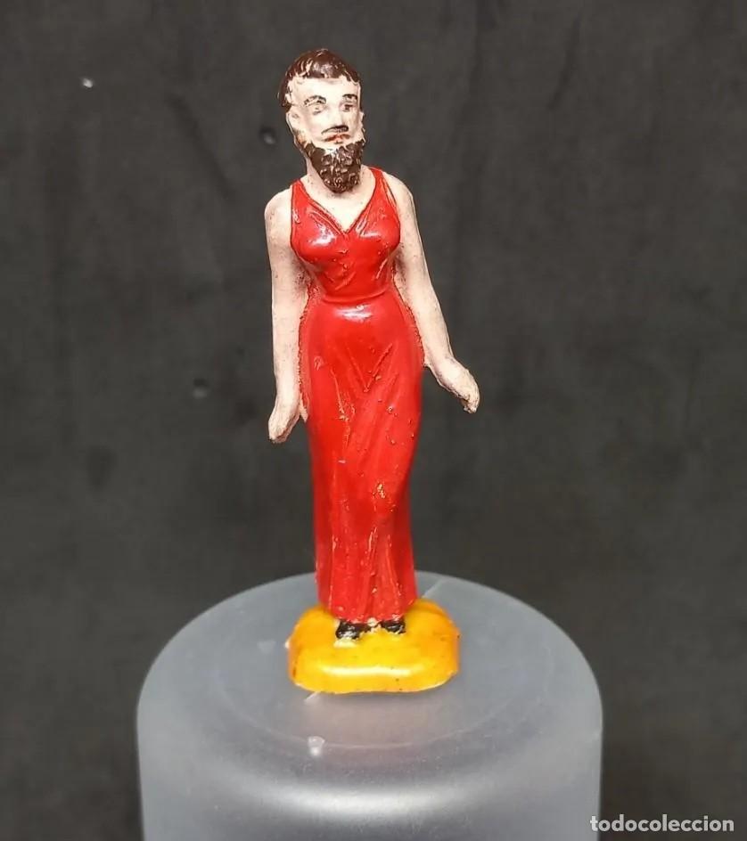 Rubber and PVC Figures: JECSAN CIRCO DIR Y DOR MUJER BARBUDA FIGURA N&deg; 1 DE GOMA +/- 6,2 CM A&Ntilde;OS 50-60 PTOY